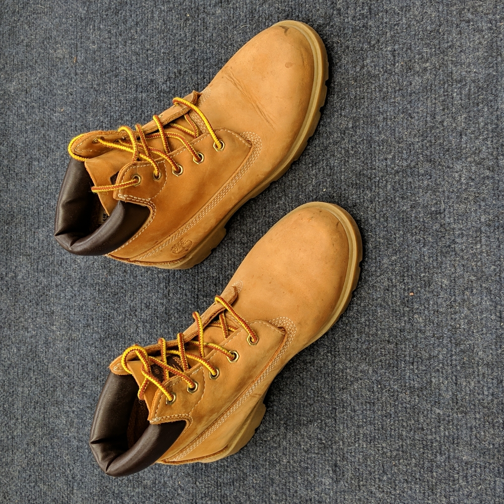 Authentic Leather Timberland Boots Sz 4.5 Men's